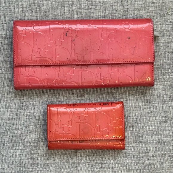 Christian Dior wallet & key holder set - Picture 1 of 14